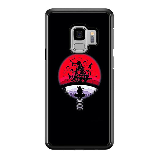 Naruto - Uchiha Itachi Symbol Samsung Galaxy S9 Case-Plastic / Full Wrap (3D Case)-Xtracase