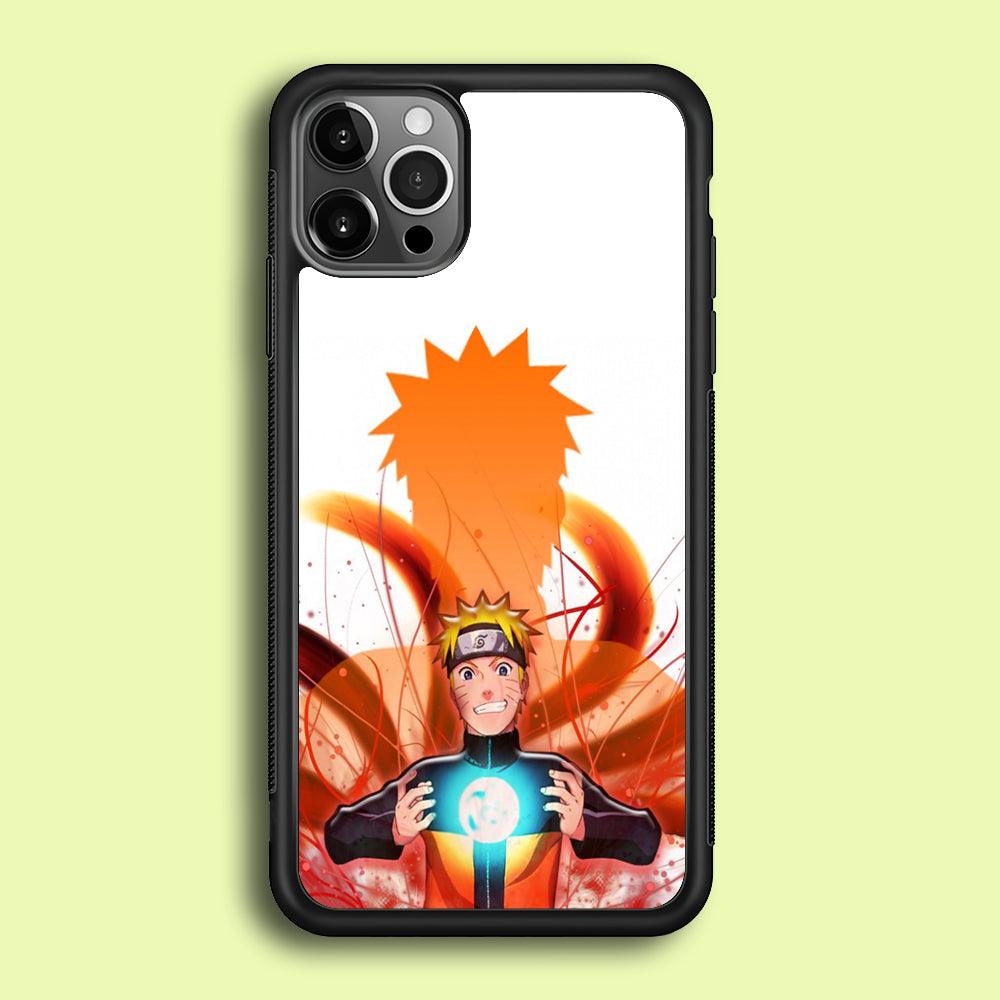 Naruto 002 iPhone 12 Pro Max Case-Rubber / Black (2D Case)-Xtracase