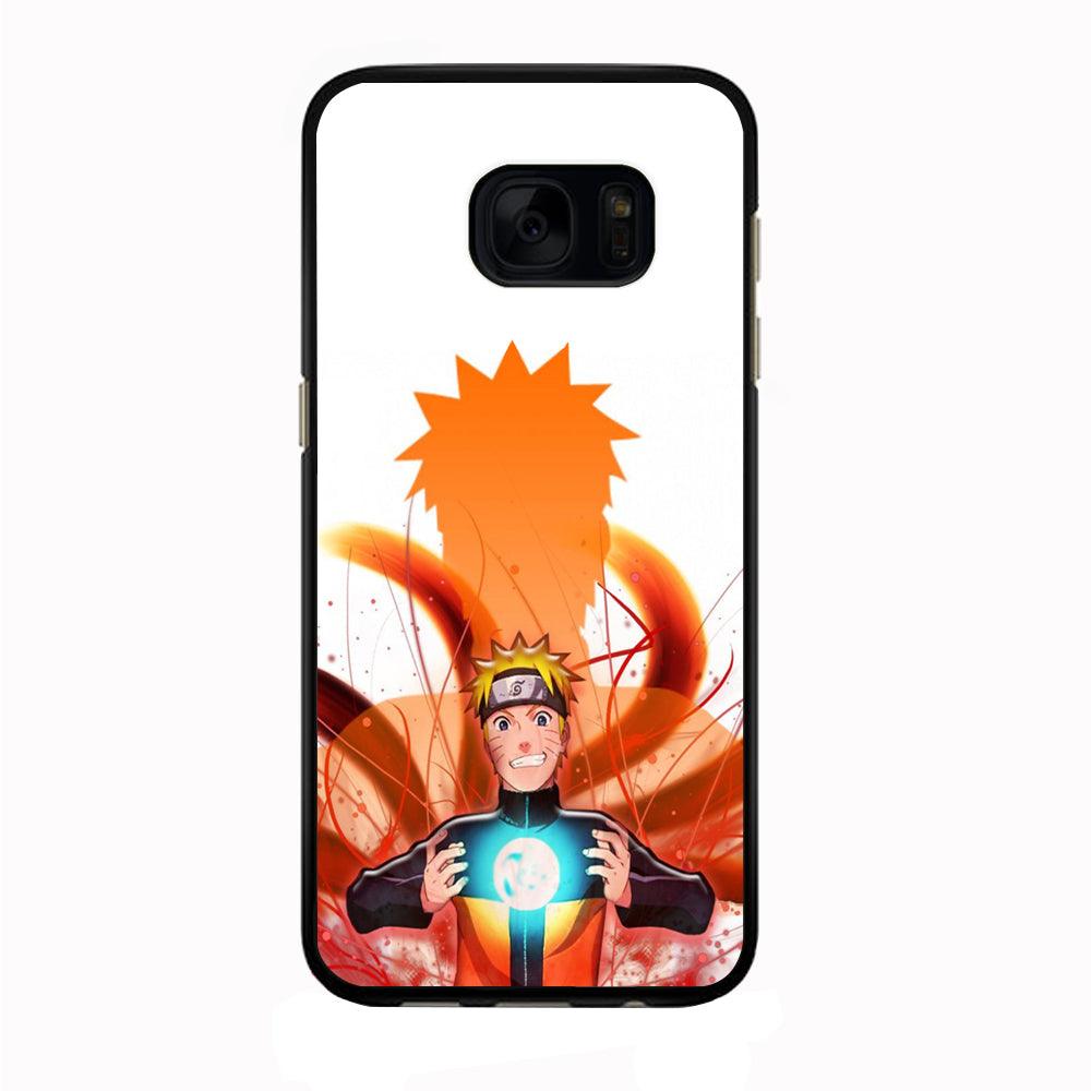 Naruto 002 Samsung Galaxy S7 Case-Rubber / Black (2D Case)-Xtracase