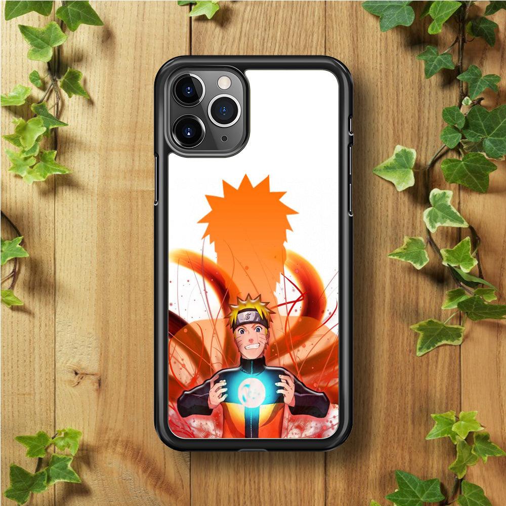 Naruto 002 iPhone 11 Pro Max Case-Rubber / Black (2D Case)-Xtracase