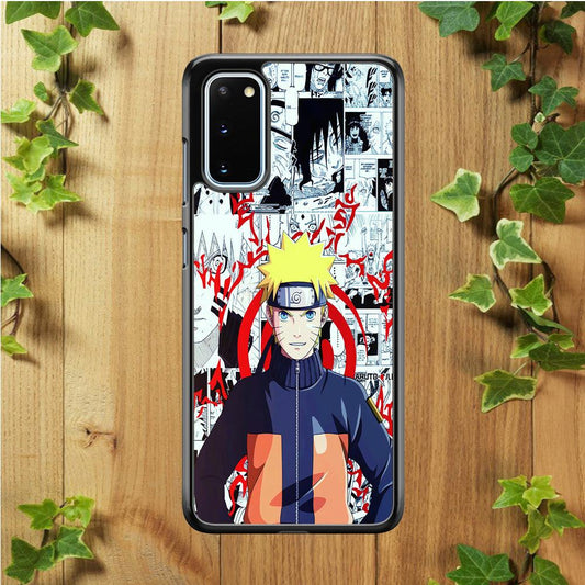 Naruto Comic Background Samsung Galaxy S20 Case-Plastic / Full Wrap (3D Case)-Xtracase