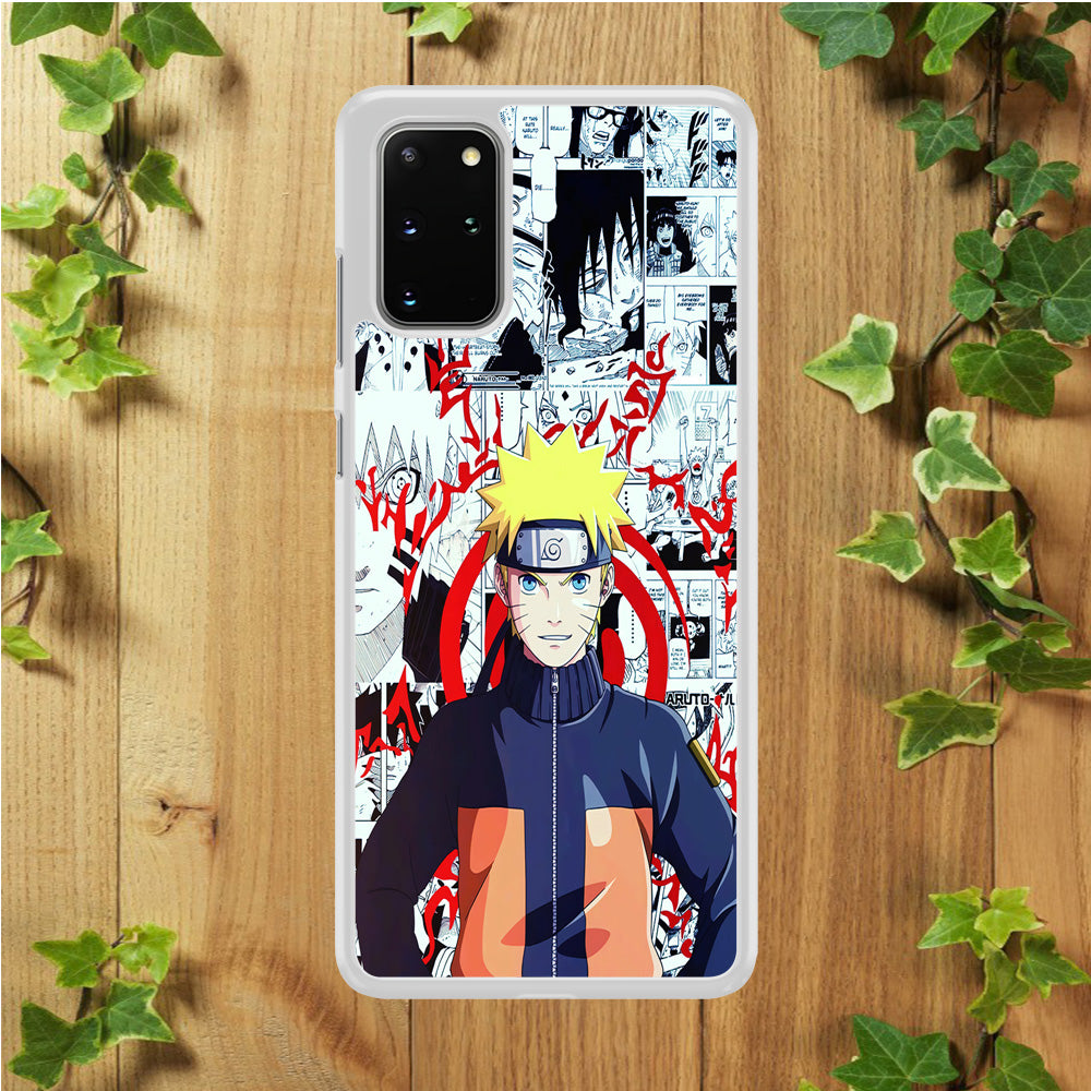 Naruto Comic Background Samsung Galaxy S20 Plus Case