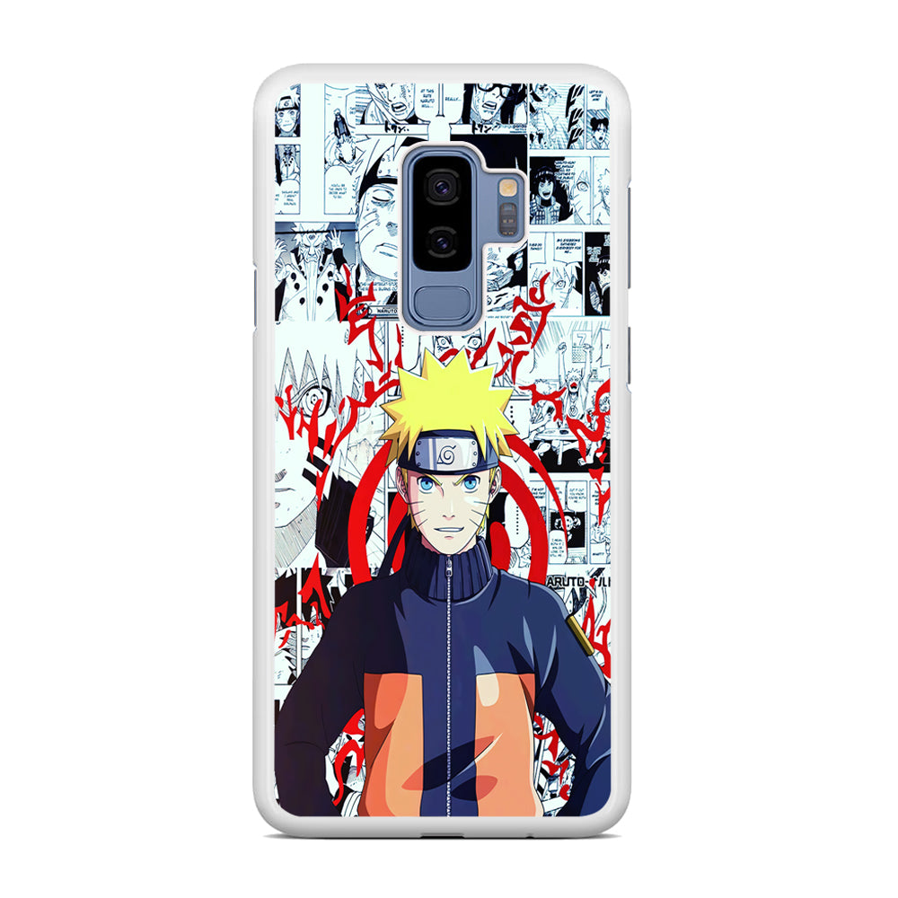 Naruto Comic Background Samsung Galaxy S9 Plus Case