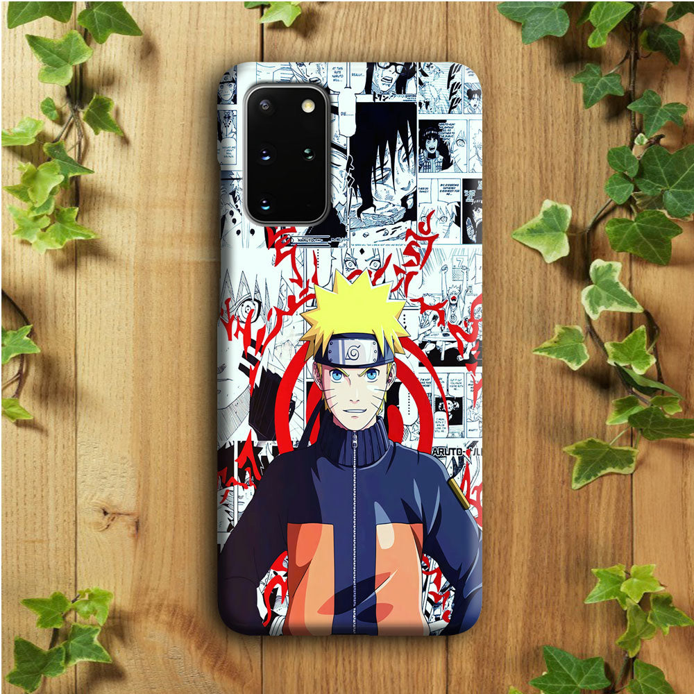 Naruto Comic Background Samsung Galaxy S20 Plus Case