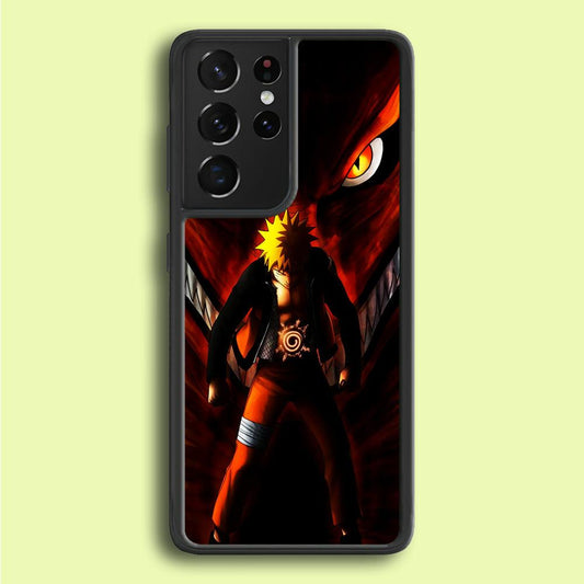 Naruto Kyuubi Mode Samsung Galaxy S25 Ultra Case-Plastic / Full Wrap (3D Case)-Xtracase