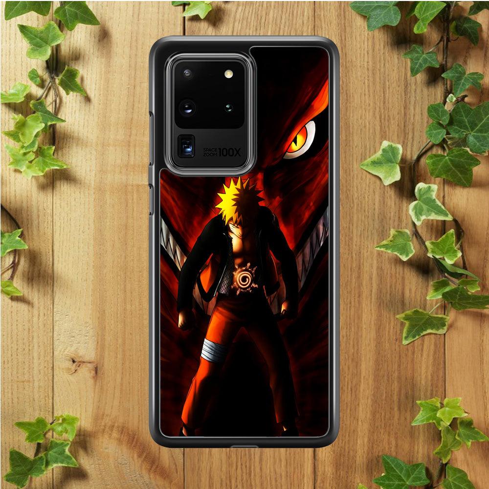 Naruto Kyuubi Mode Samsung Galaxy S20 Ultra Case-Plastic / Full Wrap (3D Case)-Xtracase