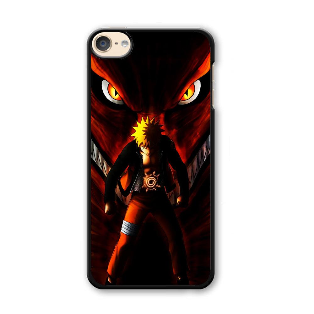 Naruto Kyuubi Mode iPod Touch 6 Case-Plastic / White (2D Case)-Xtracase