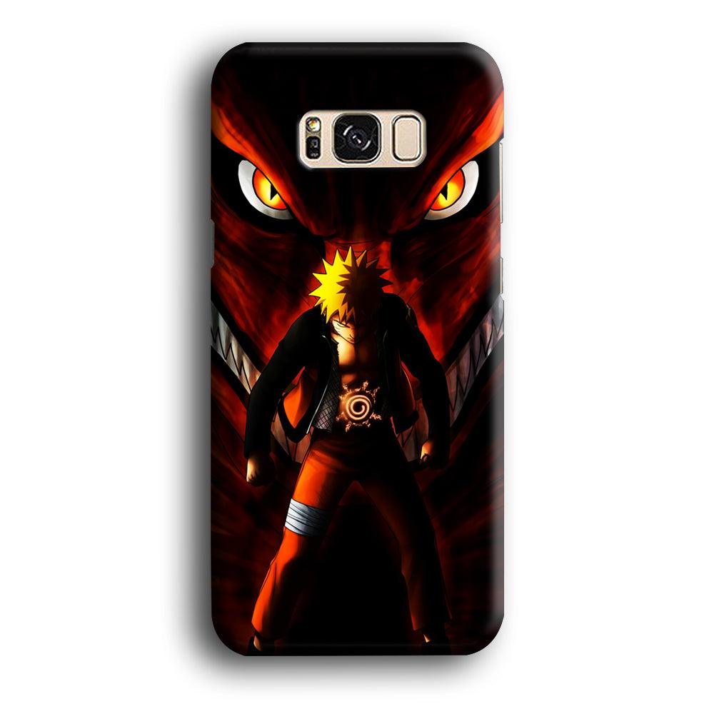 Naruto Kyuubi Mode Samsung Galaxy S8 Case-Plastic / Full Wrap (3D Case)-Xtracase