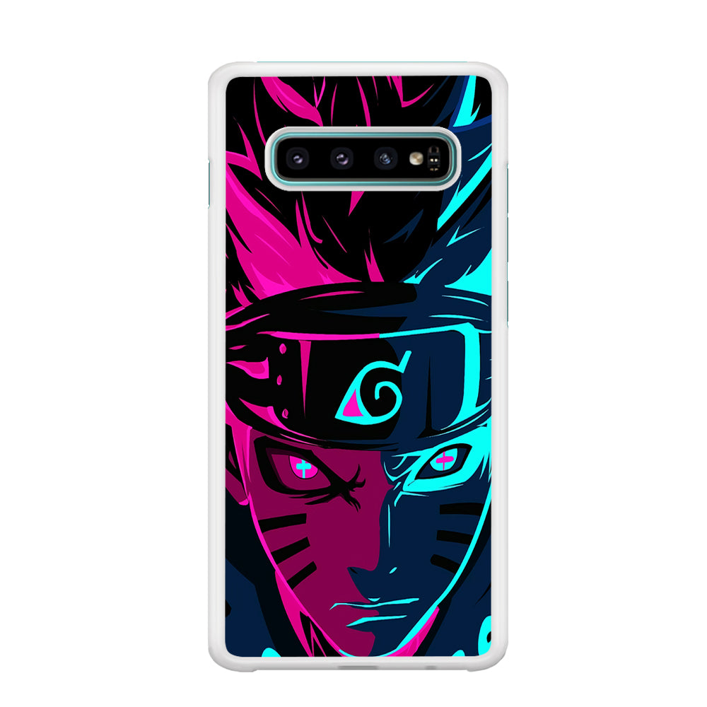 Naruto Purple Blue Art Samsung Galaxy S10 Plus Case
