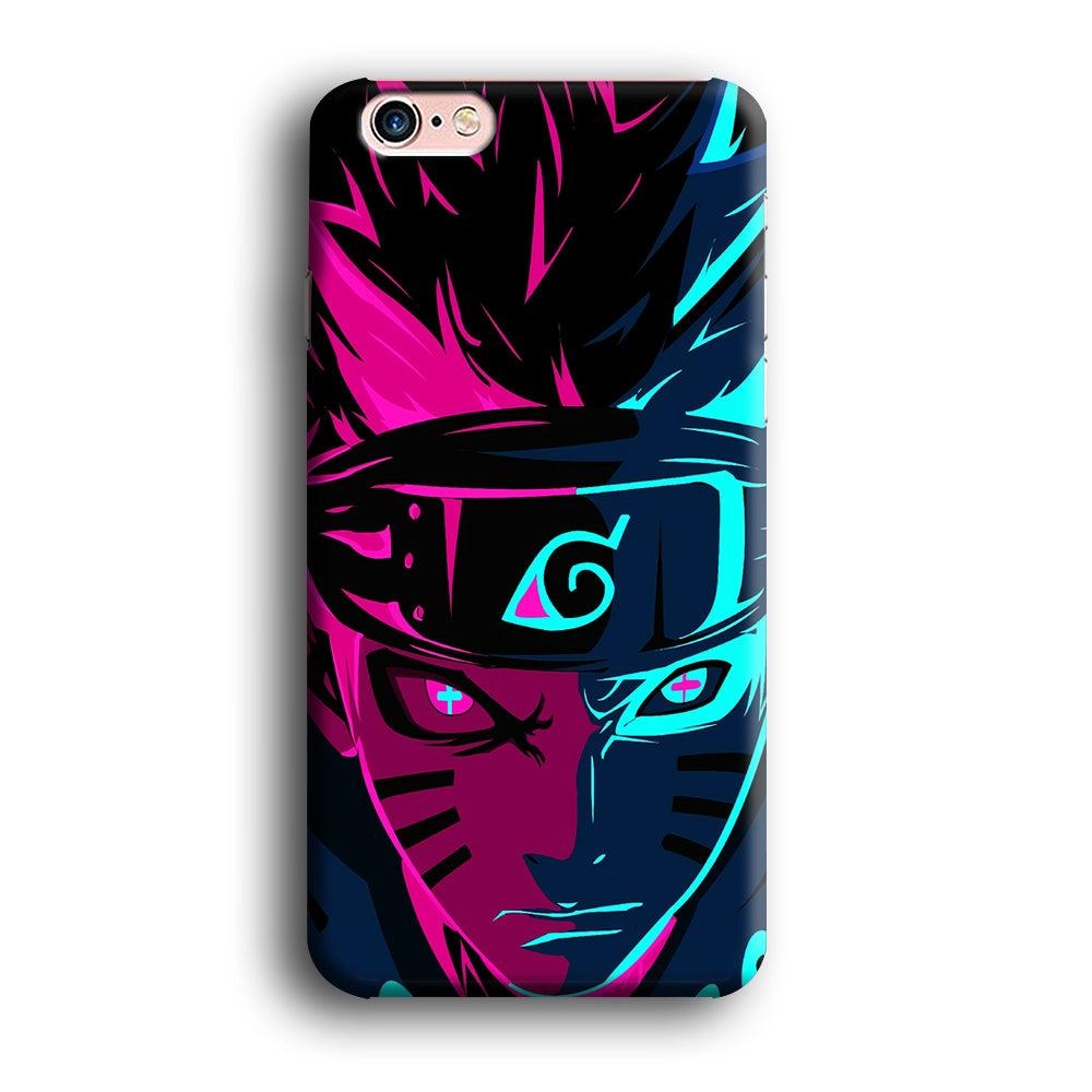 Naruto Purple Blue Art iPhone 6 | 6s Case-Plastic / Full Wrap (3D Case)-Xtracase