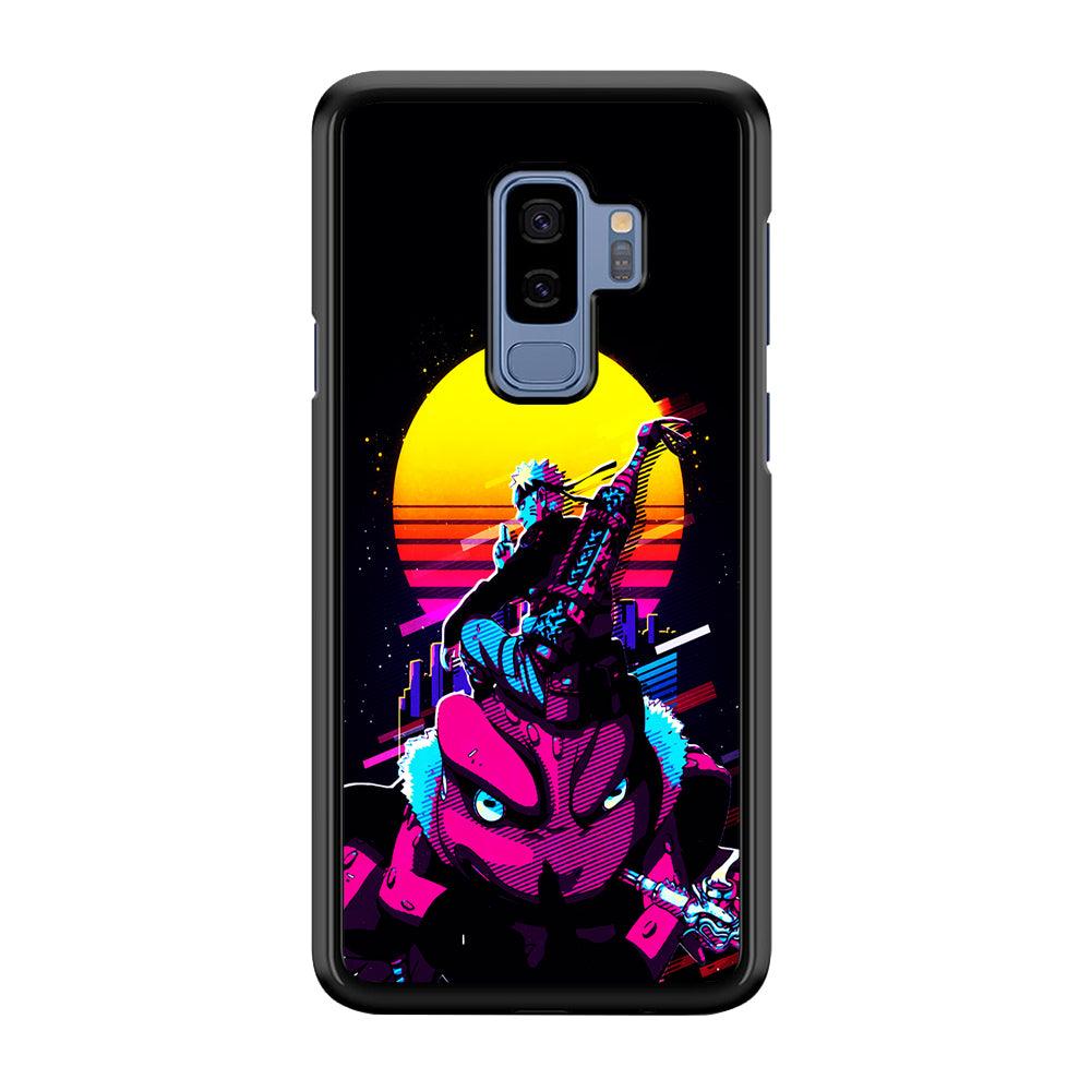 Naruto Sitting on Gamabunta Samsung Galaxy S9 Plus Case-Rubber / White (2D Case)-Xtracase