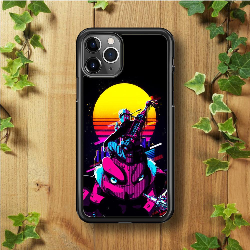 Naruto Sitting on Gamabunta iPhone 11 Pro Case-Rubber / Black (2D Case)-Xtracase