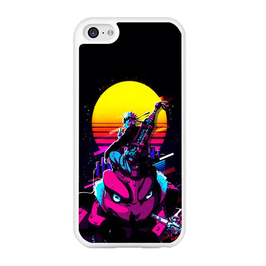 Naruto Sitting on Gamabunta iPhone 5 | 5s Case-Rubber / White (2D Case)-Xtracase