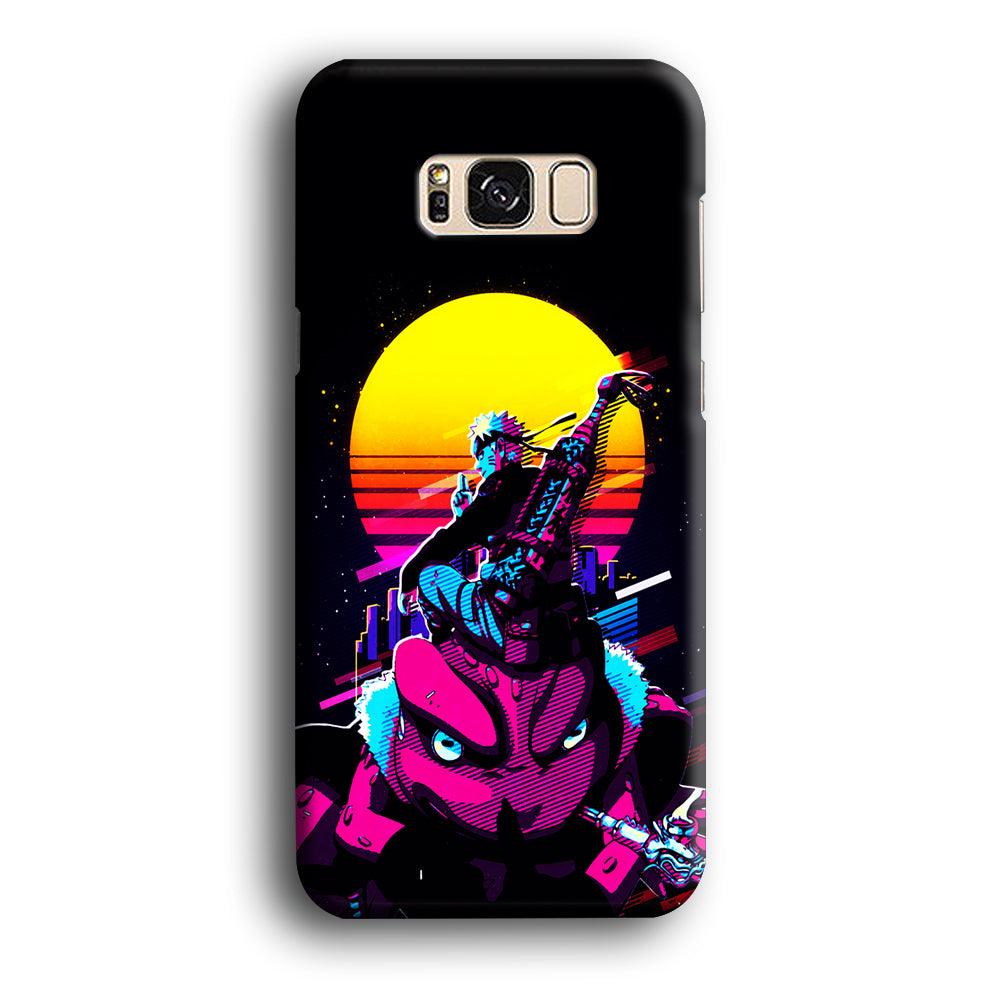 Naruto Sitting on Gamabunta Samsung Galaxy S8 Case-Plastic / Full Wrap (3D Case)-Xtracase