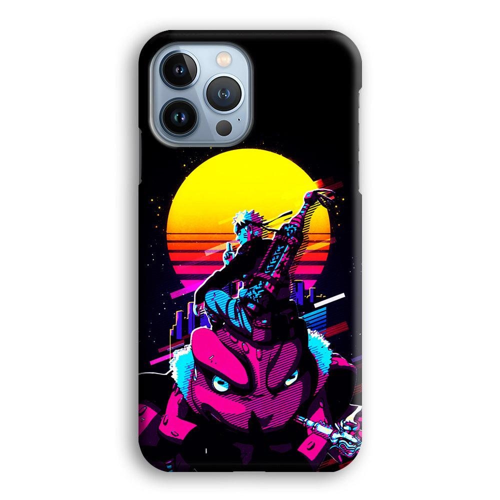 Naruto Sitting on Gamabunta iPhone 13 Pro Case-Plastic / Full Wrap (3D Case)-Xtracase