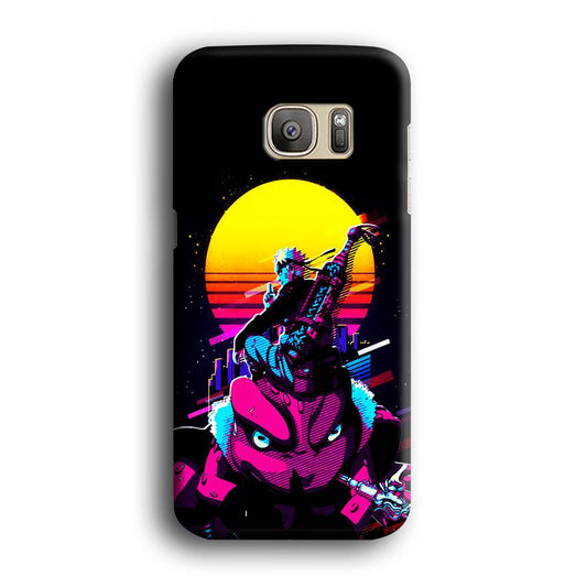 Naruto Sitting on Gamabunta Samsung Galaxy S7 Edge Case-Plastic / Full Wrap (3D Case)-Xtracase