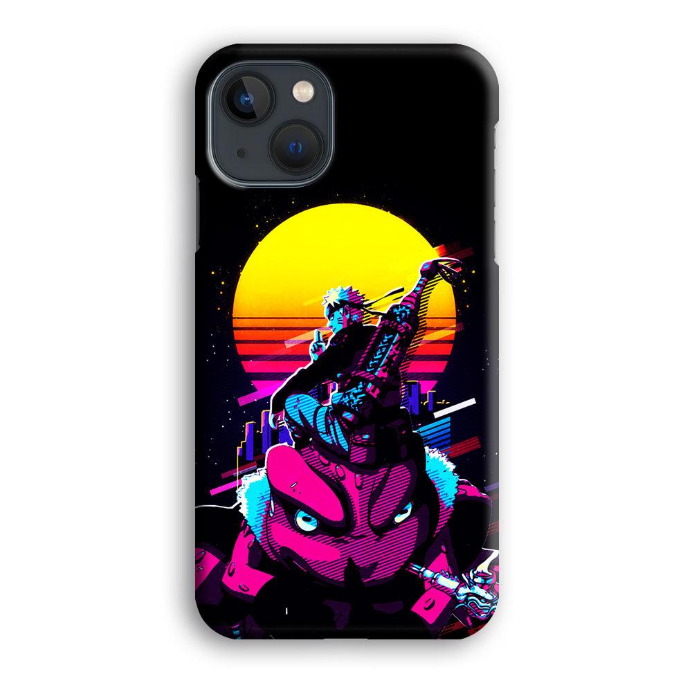 Naruto Sitting on Gamabunta iPhone 13 Case-Plastic / Full Wrap (3D Case)-Xtracase