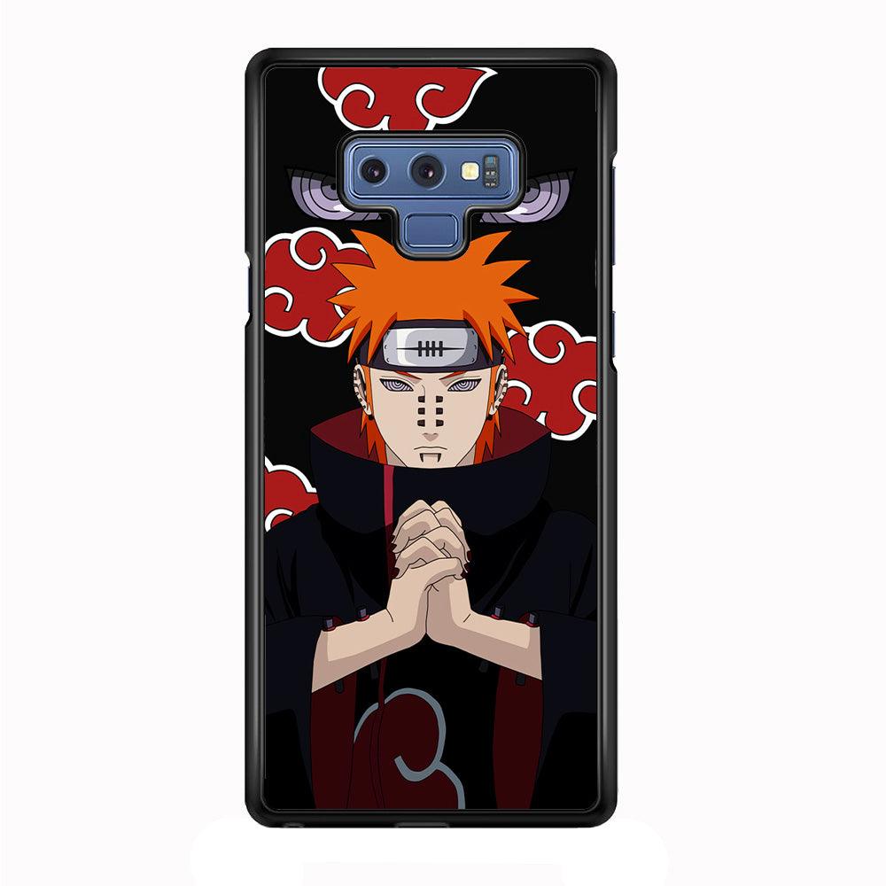 Naruto Yahiko Pain Akatsuki Samsung Galaxy Note 9 Case-Rubber / Black (2D Case)-Xtracase
