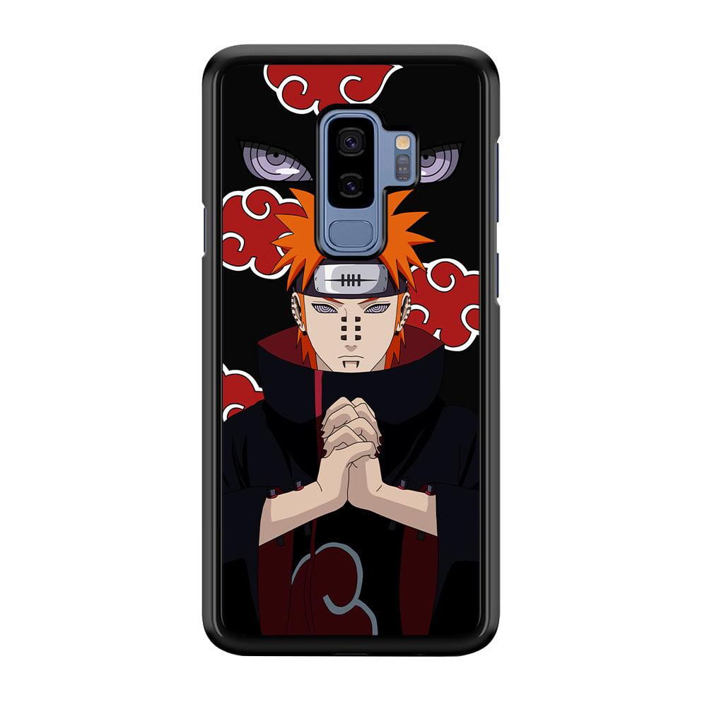 Naruto Yahiko Pain Akatsuki Samsung Galaxy S9 Plus Case-Rubber / White (2D Case)-Xtracase