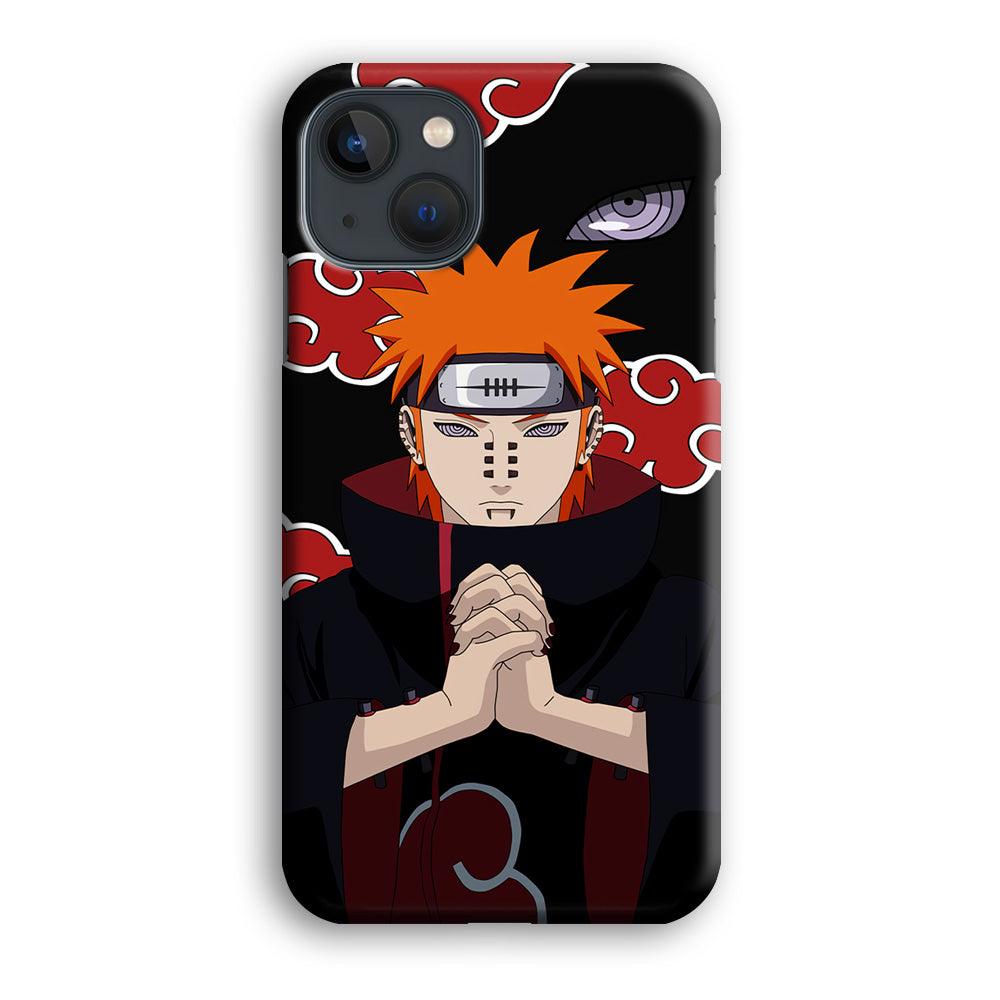 Naruto Yahiko Pain Akatsuki iPhone 13 Mini Case-Plastic / Full Wrap (3D Case)-Xtracase