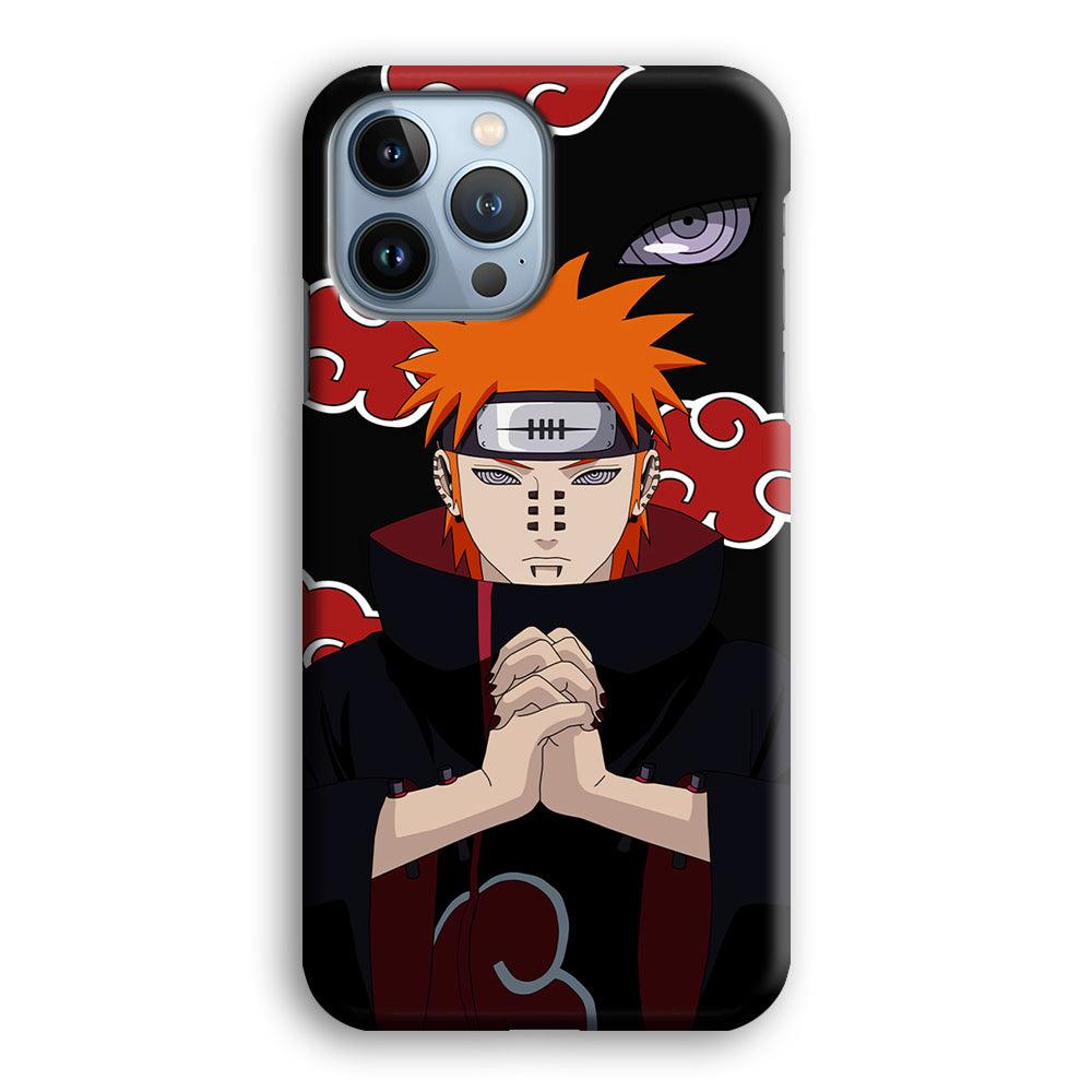 Naruto Yahiko Pain Akatsuki iPhone 13 Pro Case-Plastic / Full Wrap (3D Case)-Xtracase