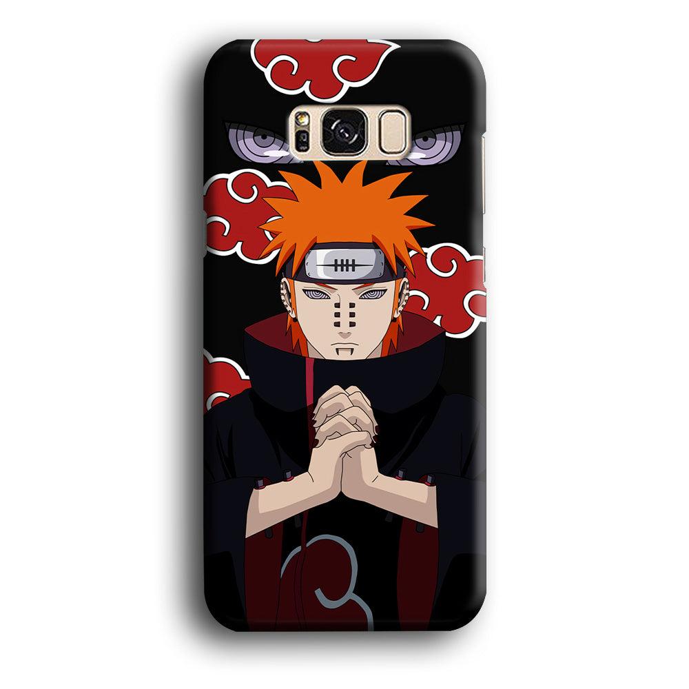Naruto Yahiko Pain Akatsuki Samsung Galaxy S8 Case-Plastic / Full Wrap (3D Case)-Xtracase
