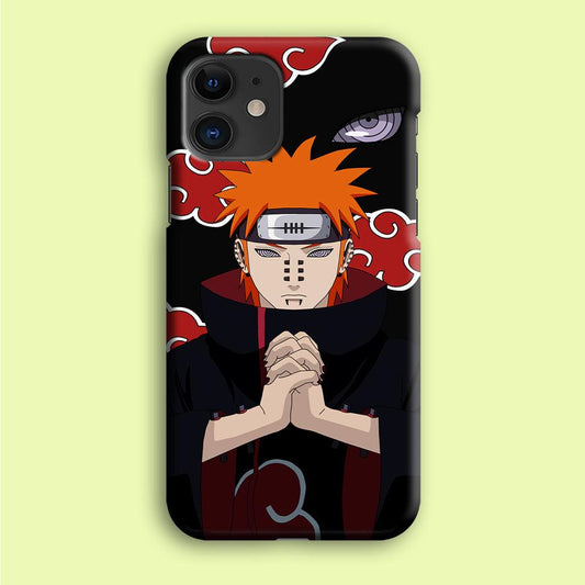 Naruto Yahiko Pain Akatsuki iPhone 12 Case-Plastic / Full Wrap (3D Case)-Xtracase