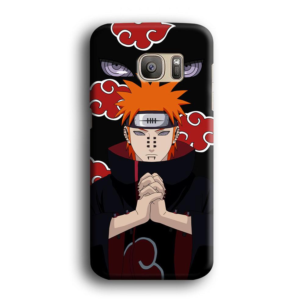 Naruto Yahiko Pain Akatsuki Samsung Galaxy S7 Edge Case-Plastic / Full Wrap (3D Case)-Xtracase