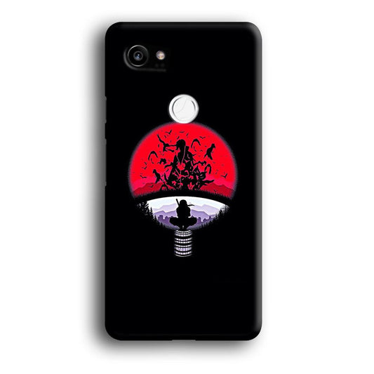 Naruto - Uchiha Itachi Symbol Google Pixel 2 XL 3D Case-Xtracase