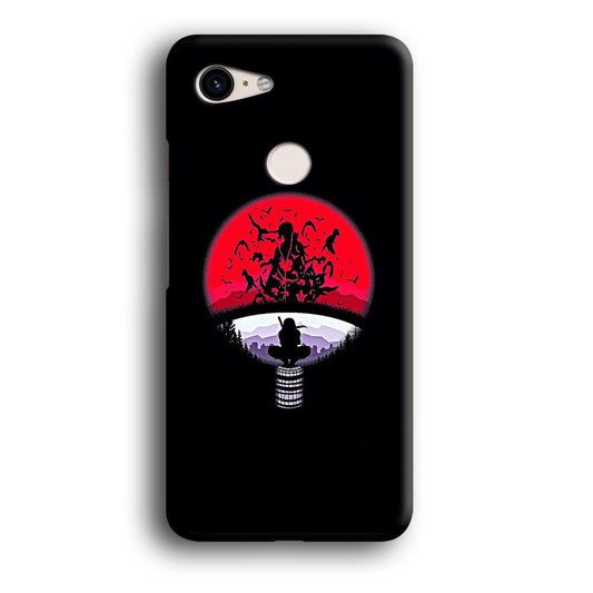 Naruto - Uchiha Itachi Symbol Google Pixel 3 3D Case-Xtracase