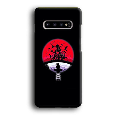 Naruto - Uchiha Itachi Symbol Samsung Galaxy S10 Plus Case