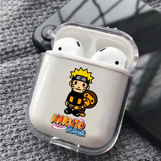 Naruto and Baby Milo Hard Plastic Protective Clear Case Cover For Apple Airpods