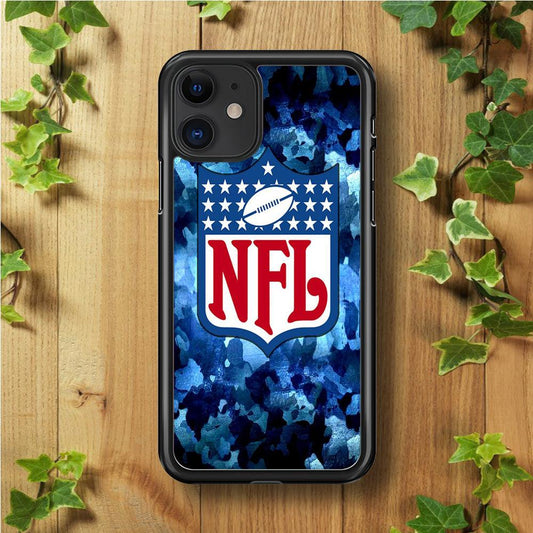 National Football League 001 iPhone 11 Case-Rubber / Black (2D Case)-Xtracase