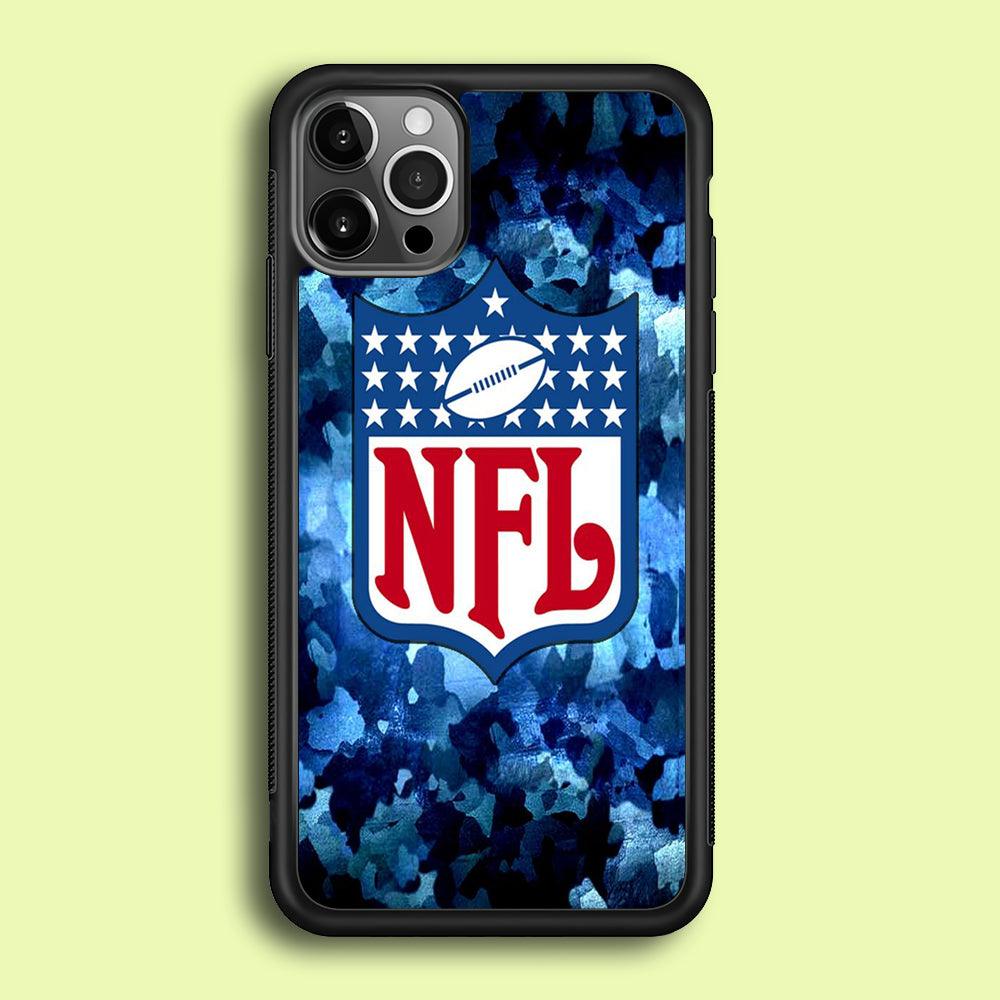 National Football League 001 iPhone 12 Pro Max Case-Rubber / Black (2D Case)-Xtracase