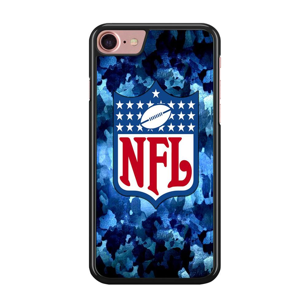 National Football League 001 iPhone 7 Case-Rubber / Black (2D Case)-Xtracase