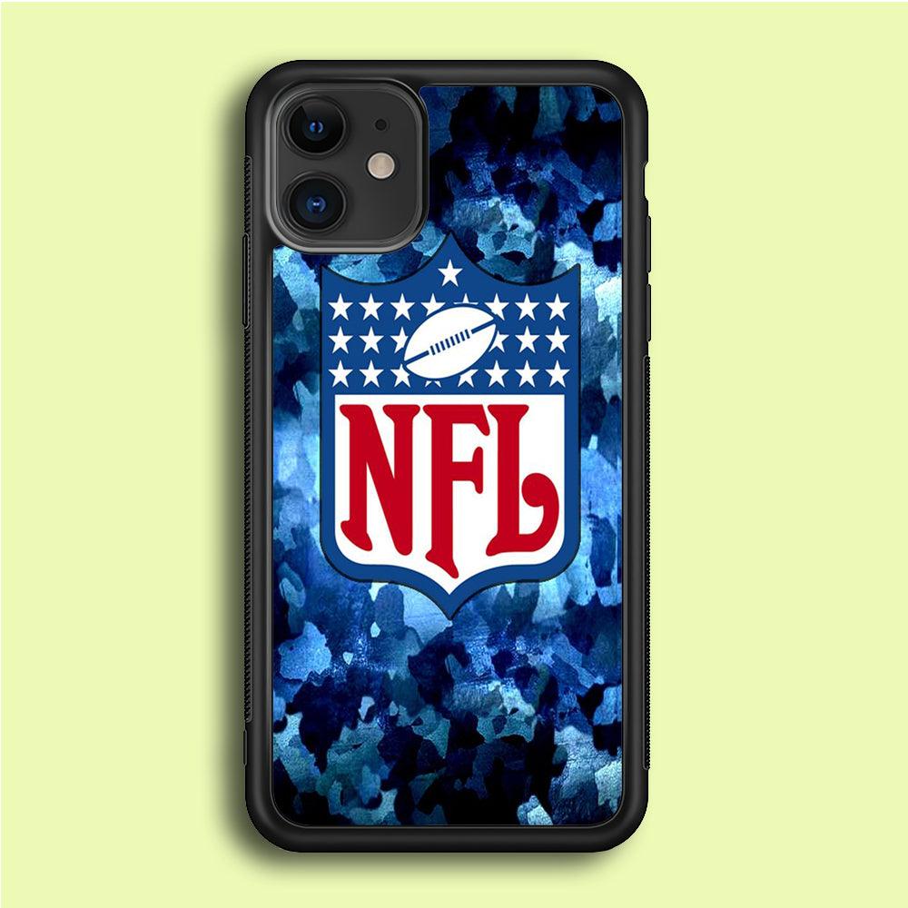 National Football League 001 iPhone 12 Case-Rubber / Black (2D Case)-Xtracase