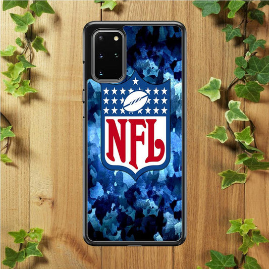 National Football League 001 Samsung Galaxy S20 Plus Case-Rubber / White (2D Case)-Xtracase