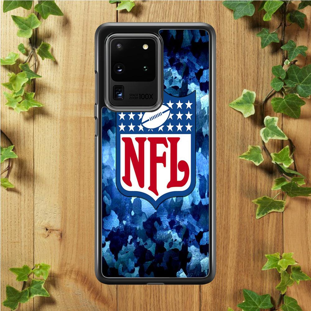 National Football League 001 Samsung Galaxy S20 Ultra Case-Rubber / White (2D Case)-Xtracase