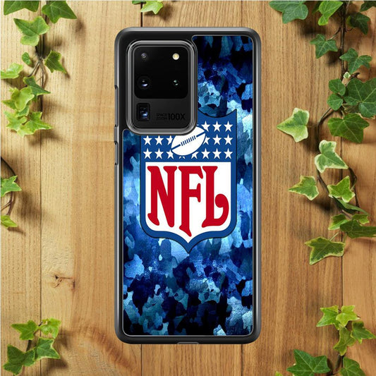 National Football League 001 Samsung Galaxy S20 Ultra Case-Rubber / White (2D Case)-Xtracase