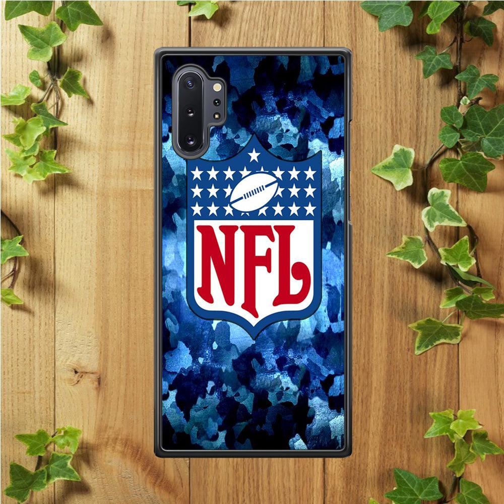 National Football League 001 Samsung Galaxy Note 10 Plus Case-Rubber / White (2D Case)-Xtracase
