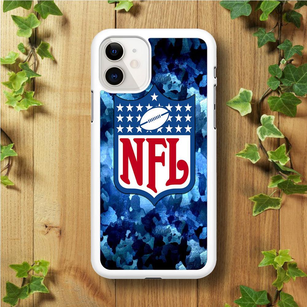 National Football League 001 iPhone 11 Case-Rubber / White (2D Case)-Xtracase