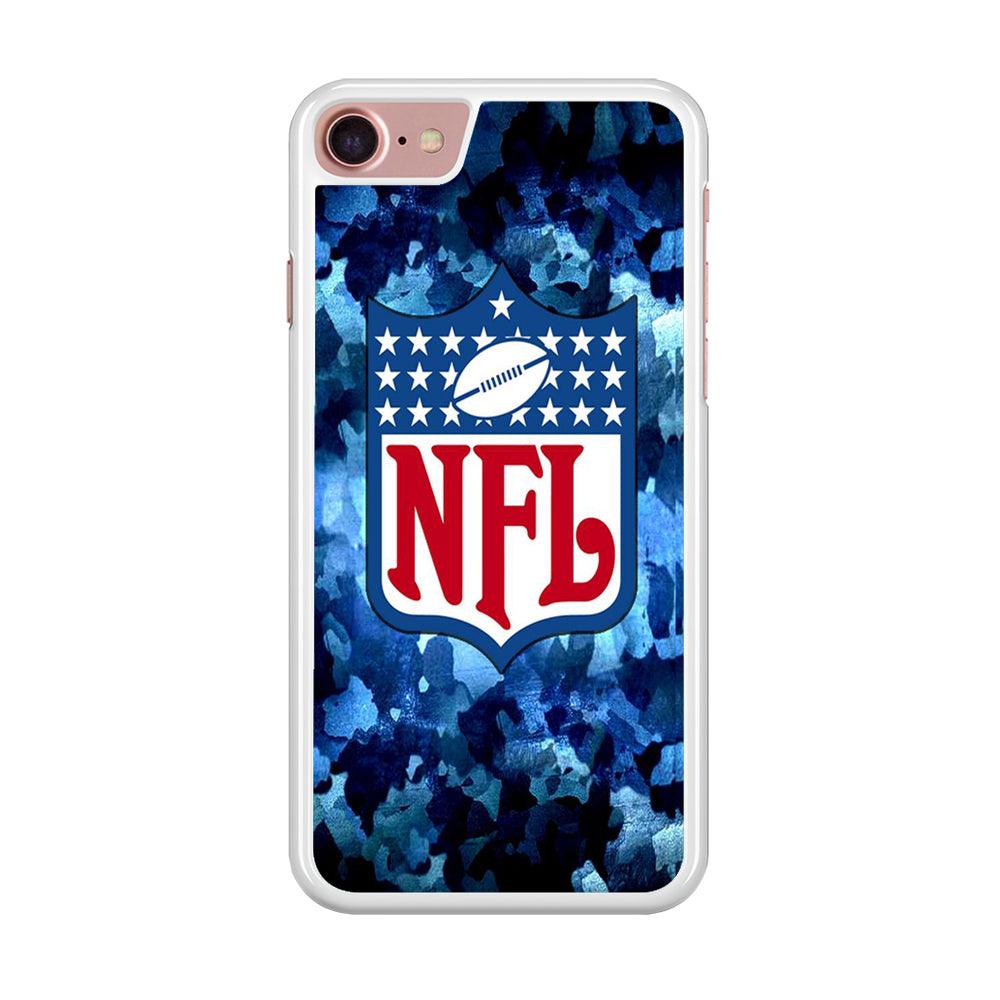 National Football League 001 iPhone 8 Case-Rubber / White (2D Case)-Xtracase
