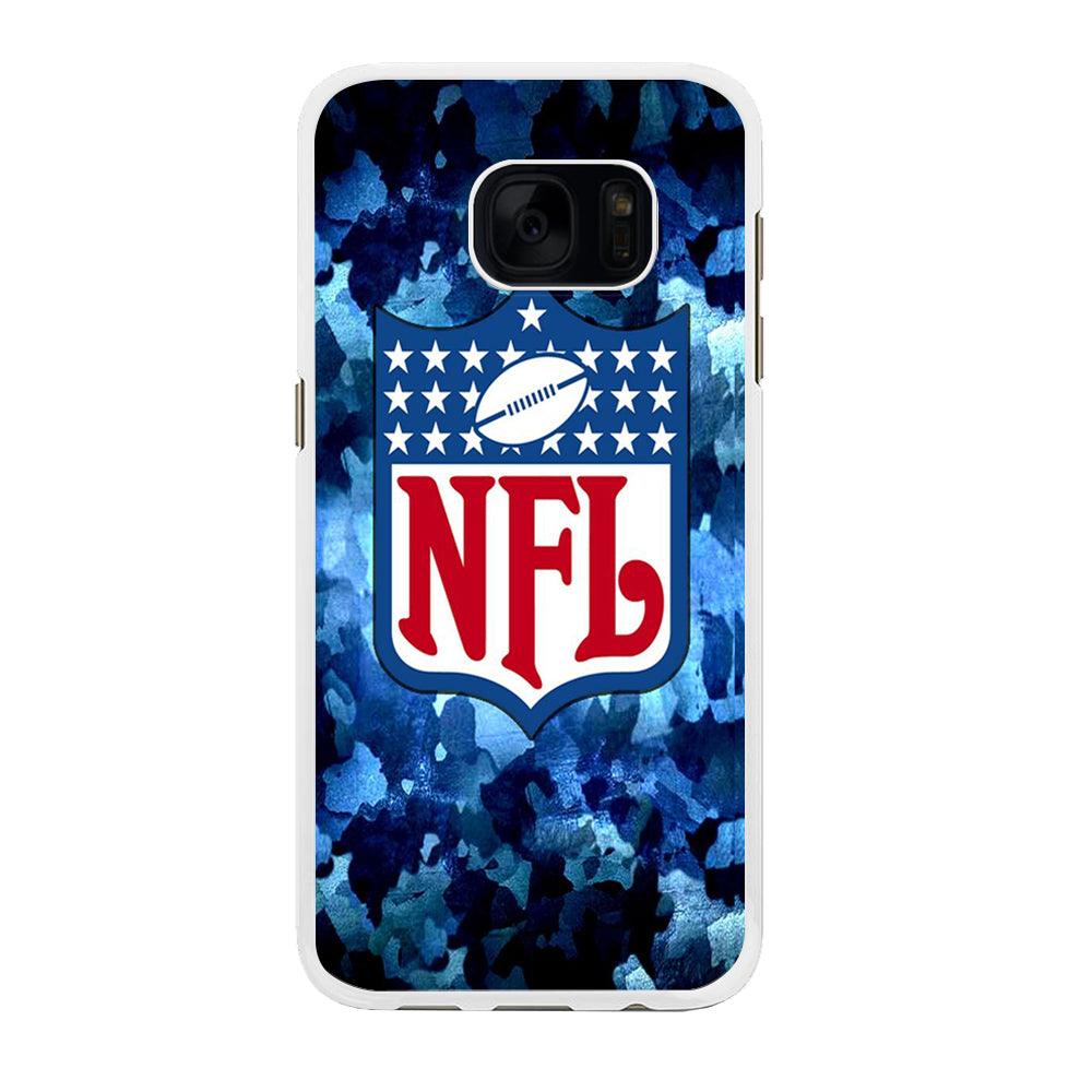 National Football League 001 Samsung Galaxy S7 Edge Case-Rubber / White (2D Case)-Xtracase