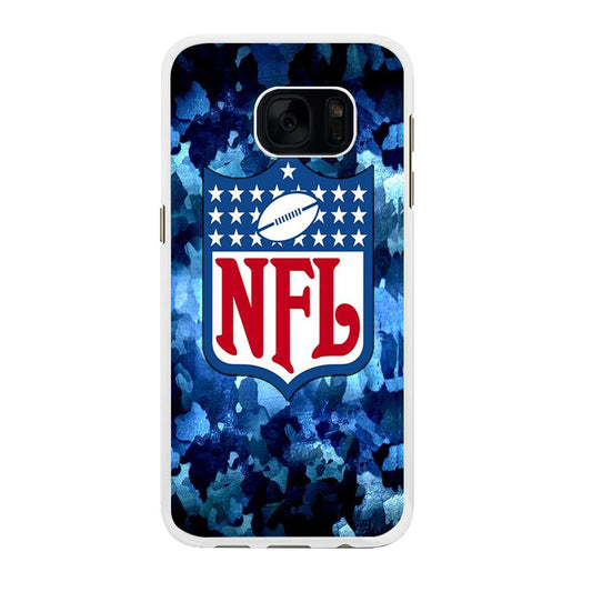 National Football League 001 Samsung Galaxy S7 Edge Case-Rubber / White (2D Case)-Xtracase