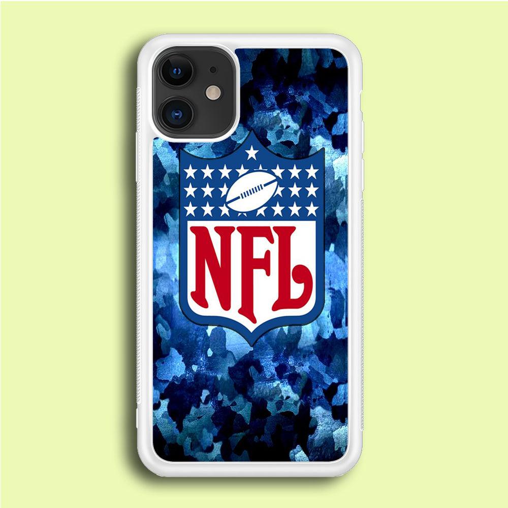 National Football League 001 iPhone 12 Case-Rubber / White (2D Case)-Xtracase