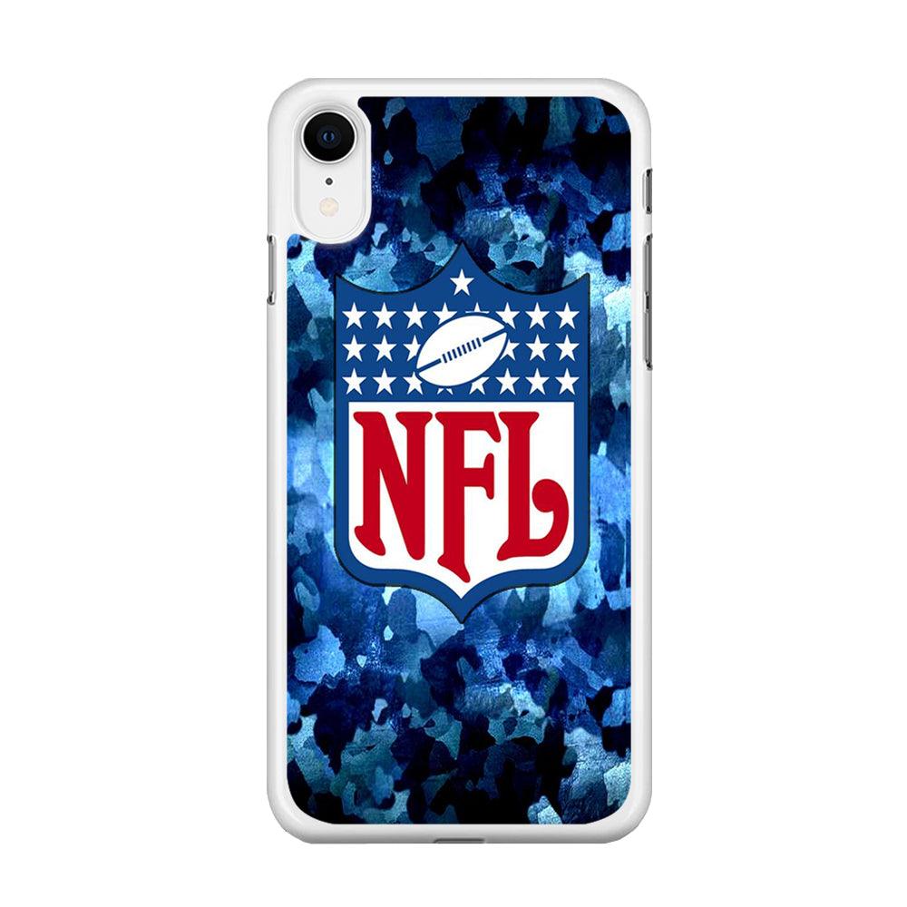 National Football League 001 iPhone XR Case-Rubber / White (2D Case)-Xtracase