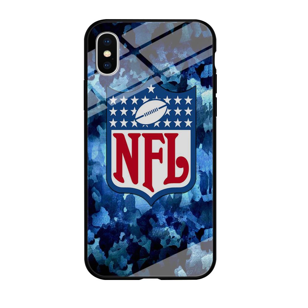 National Football League 001 iPhone Xs Max Case-Tempered Glass Case-Xtracase