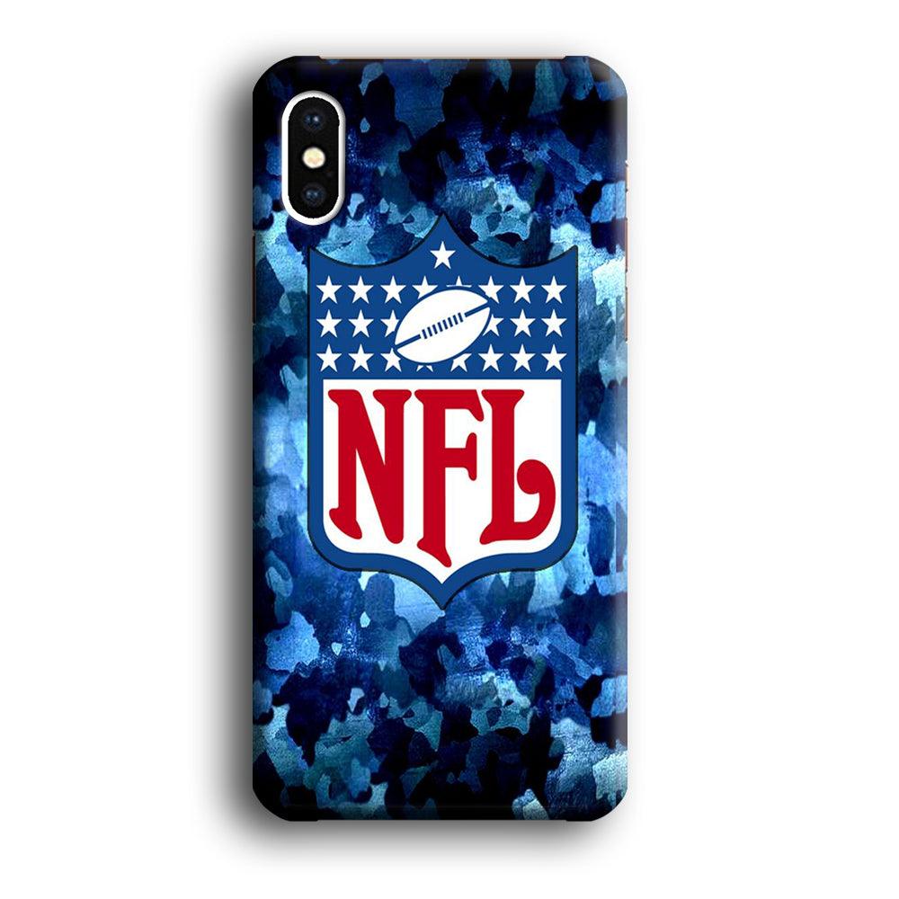 National Football League 001 iPhone Xs Case-Plastic / Full Wrap (3D Case)-Xtracase