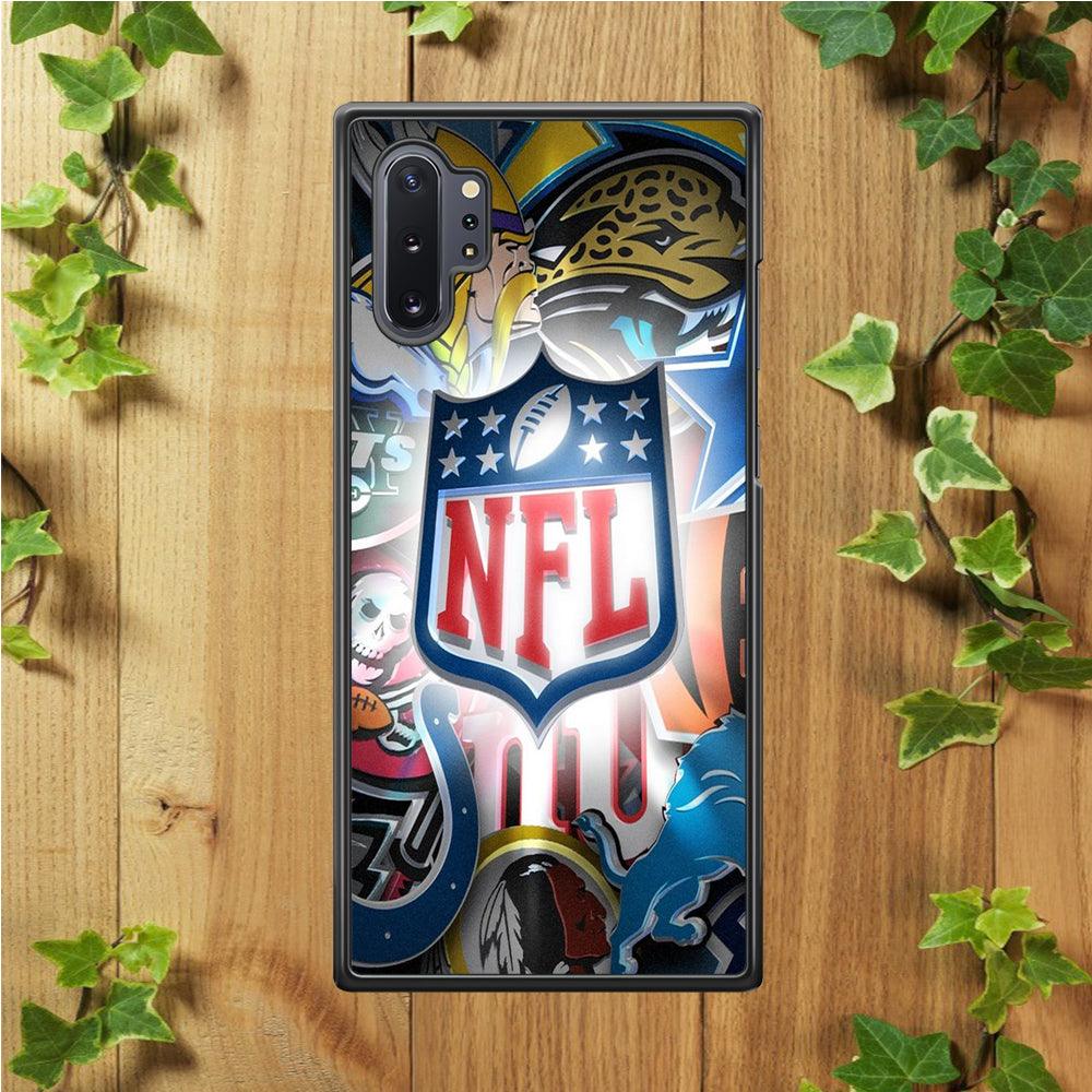 National Football League 002 Samsung Galaxy Note 10 Plus Case-Plastic / Full Wrap (3D Case)-Xtracase