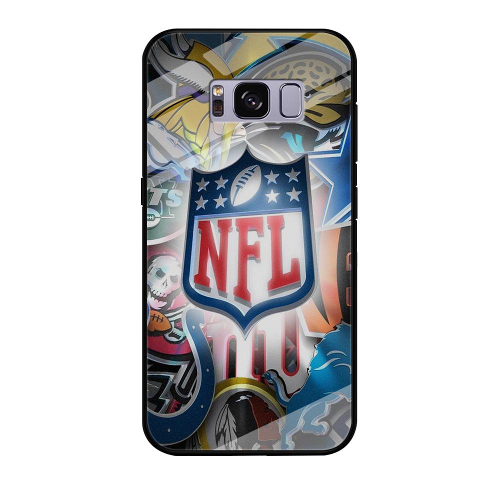 National Football League 002 Samsung Galaxy S8 Plus Case-Tempered Glass Case-Xtracase